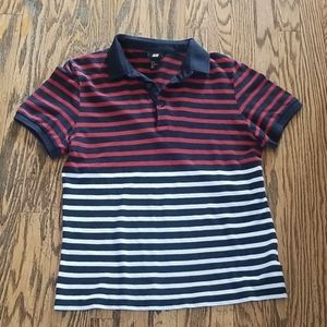 H&M Multi Strip Knit Polo